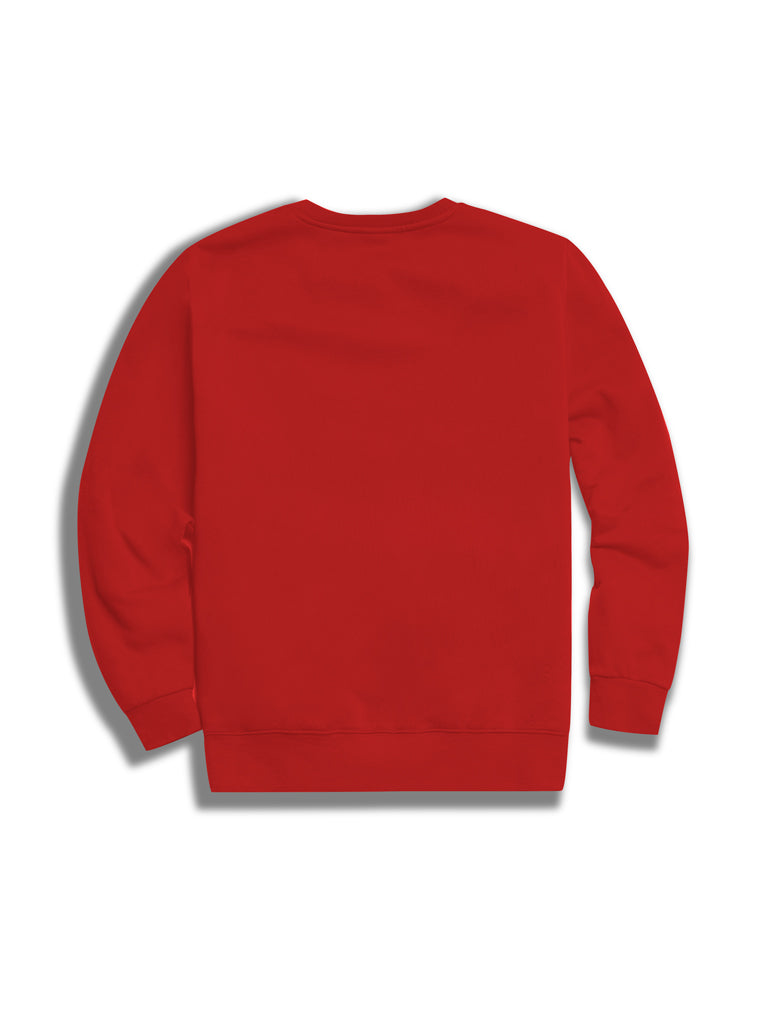 The Premium Crew Sweatshirt in Red