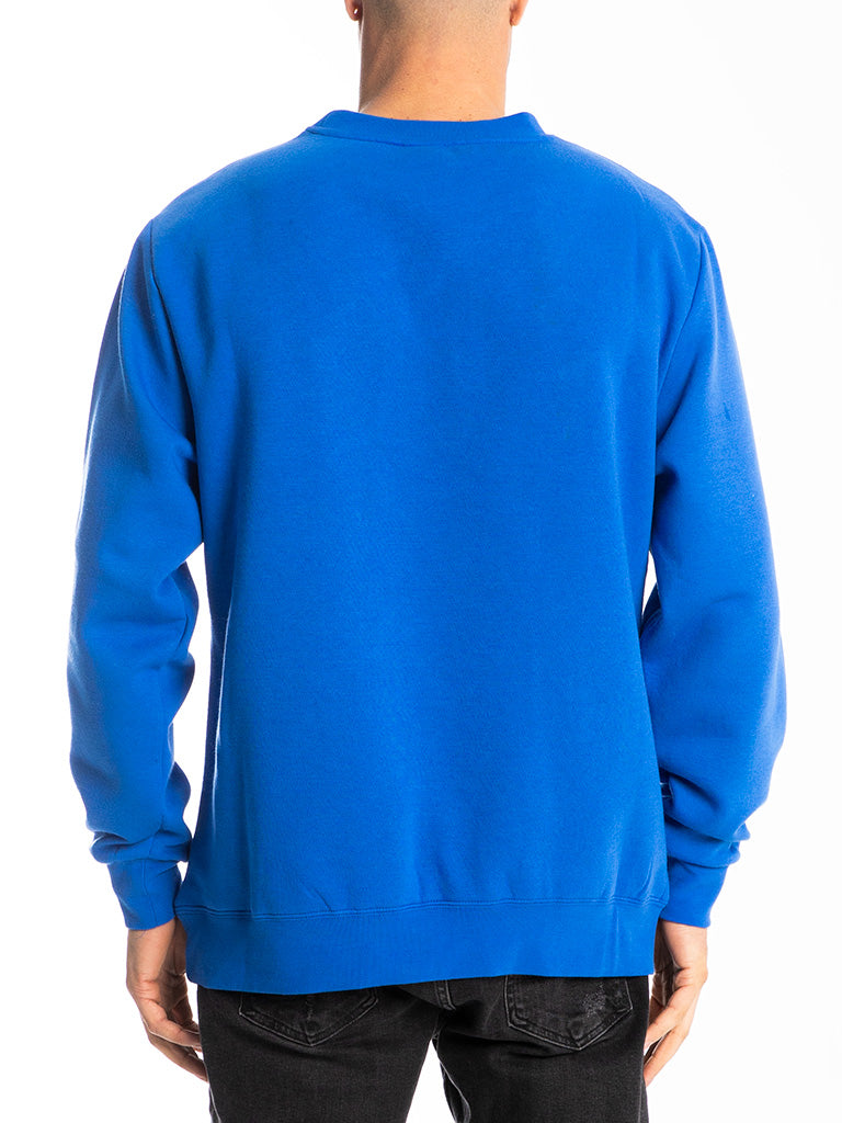 The Premium Crew Sweatshirt in Strong Blue