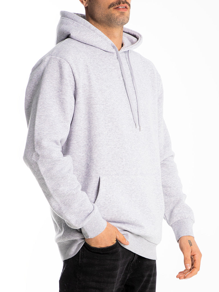 The Premium Pullover Hoodie in Heather Grey – betterqualityblanks