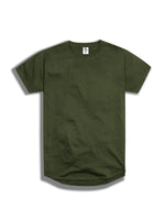 The Premium Scallop Tee in Military