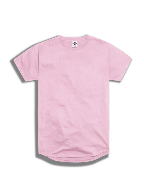 The Premium Scallop Tee in Pink