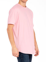 Le t-shirt festonné Premium en rose