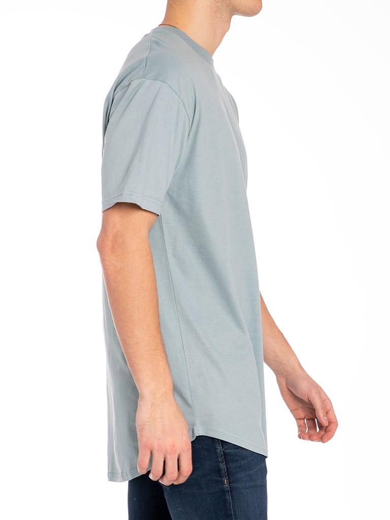 The Premium Scallop Tee in Sage