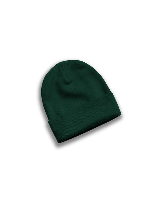The 24 Blank Beanie in Forest Green