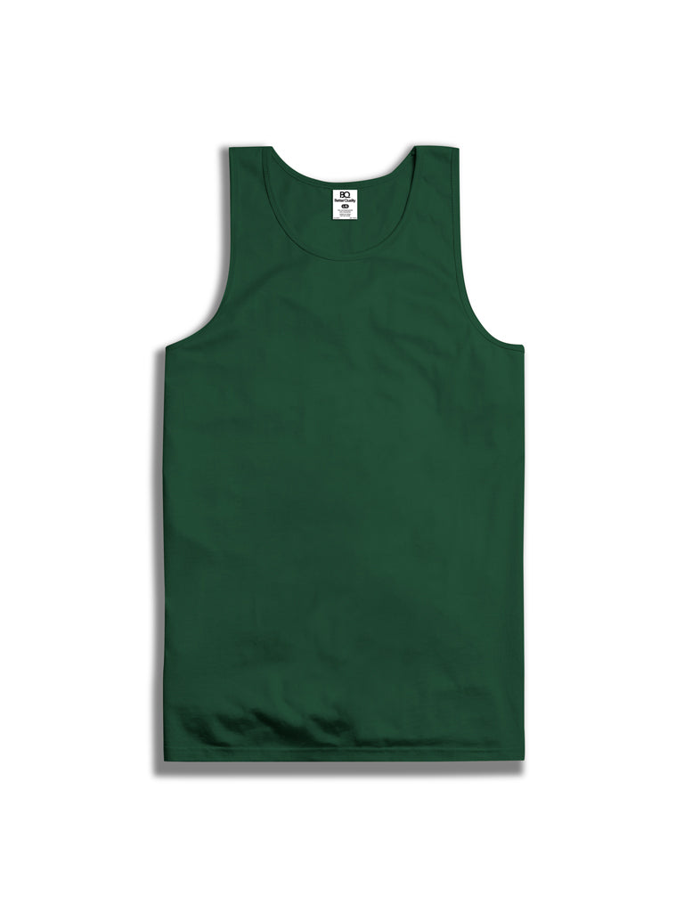 The Premium Tank Top in Forest Green