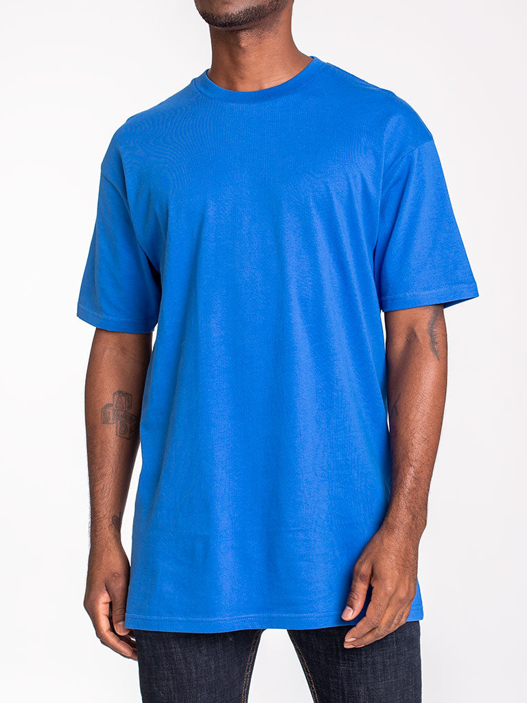 The Premium Crew Tee in Strong Blue