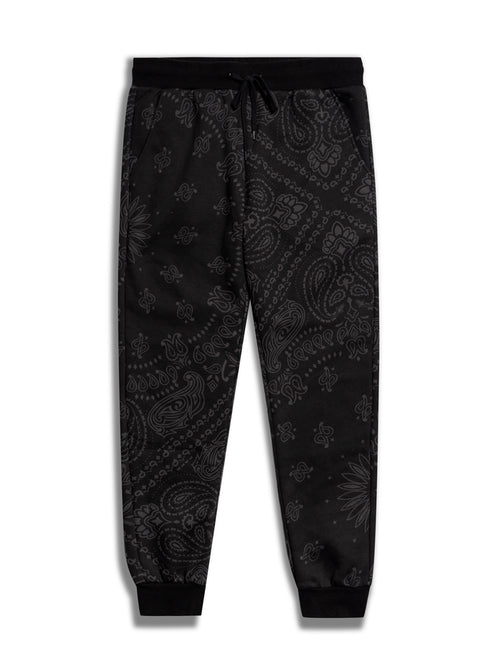 The Premium Sweatpants in Black Paisley