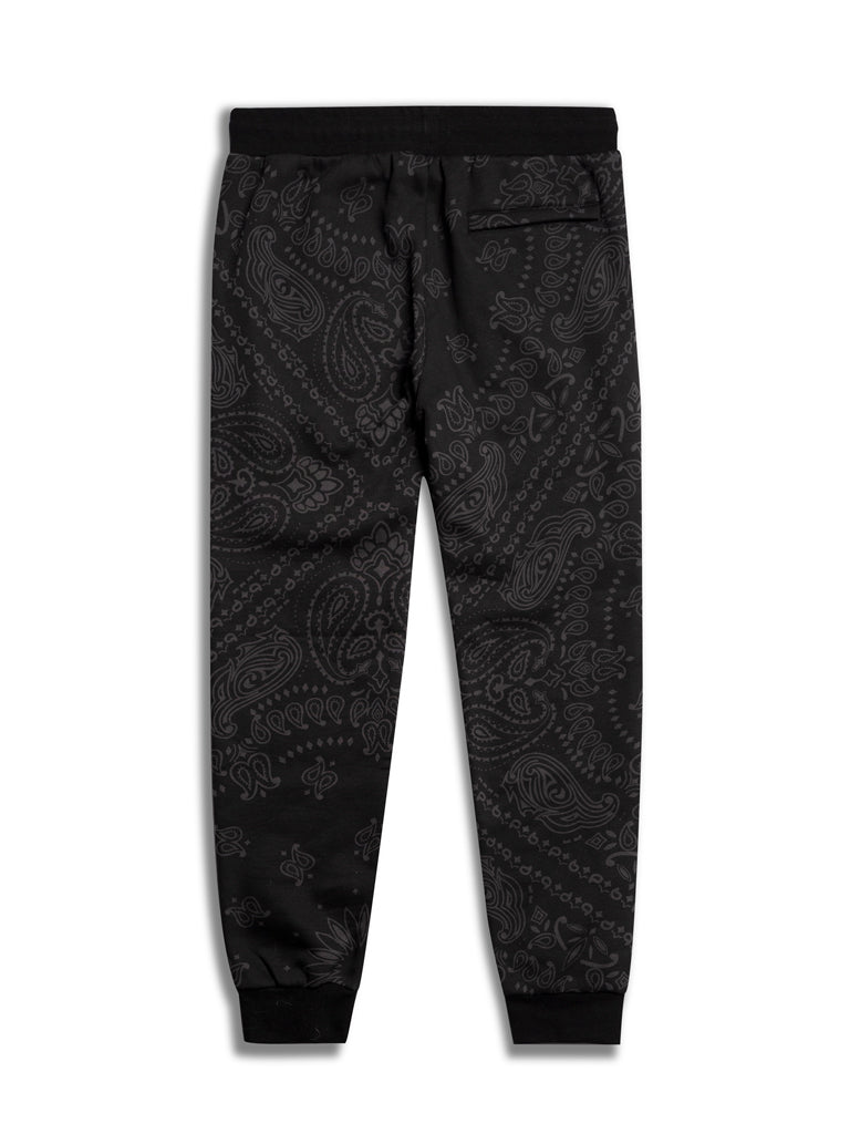 The Premium Sweatpants in Black Paisley