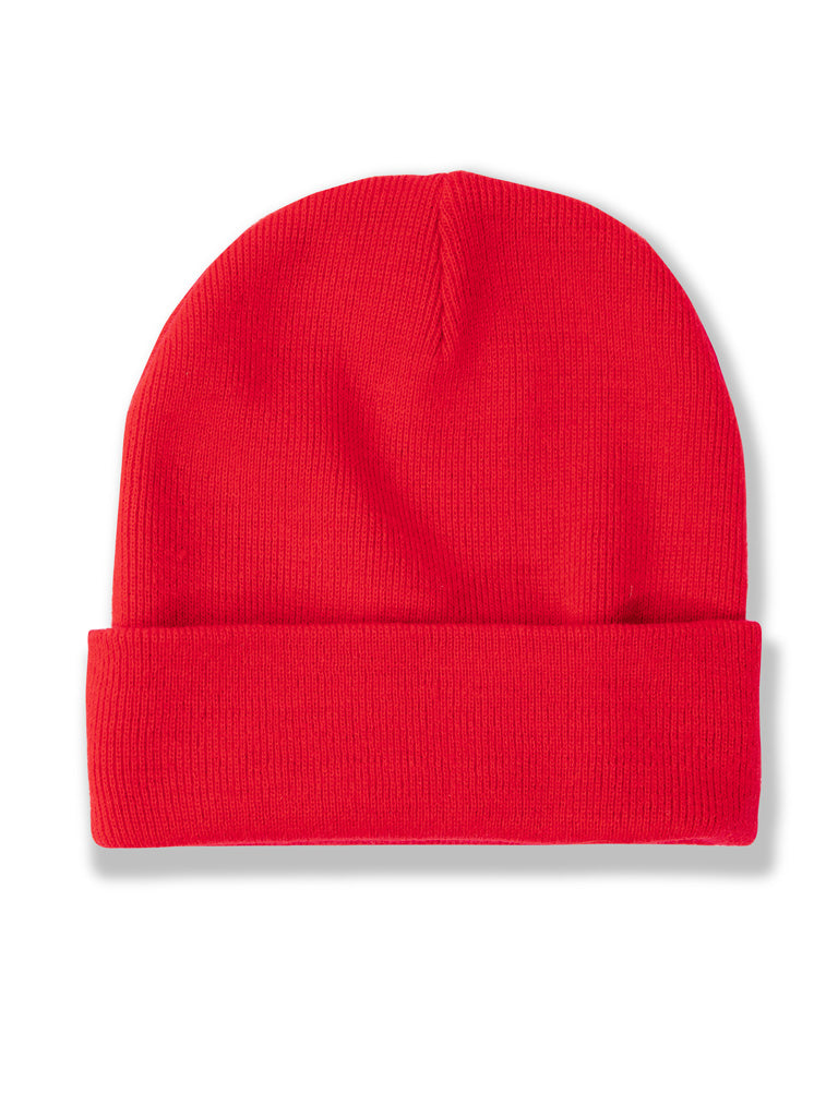 The Premium Beanie in Red